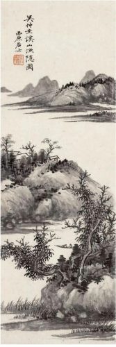 高清山水国画(高清山水风景壁纸)插图51