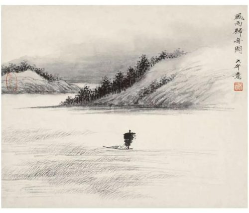 高清山水国画(高清山水风景壁纸)插图48