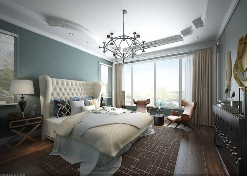 卧室设计效果图(卧室装修效果图)插图74