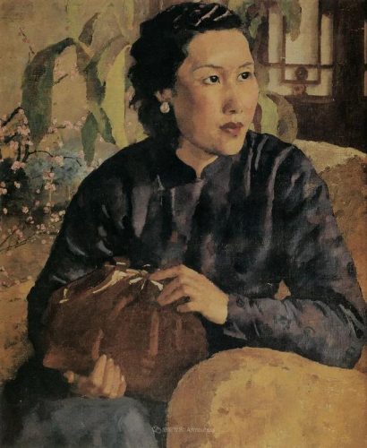 徐悲鸿的作品(徐悲鸿拄棍男性素描画)插图7