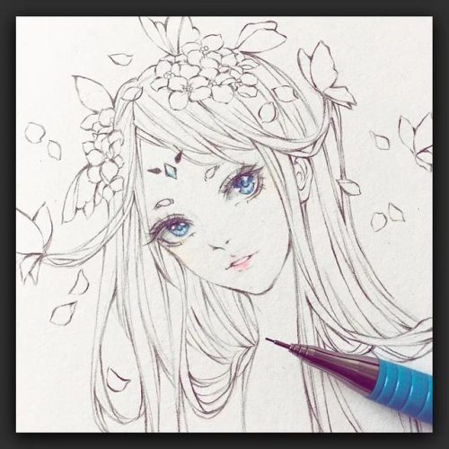 铅笔绘图(丙烯画Q版人物简单版)插图13