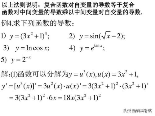 求导公式(高中常用导数公式大全)插图11