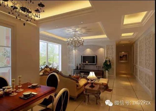 走廊吊顶装修效果图(走廊吊顶图片2020新款)插图4