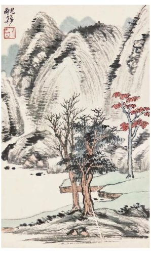高清山水国画(高清山水风景壁纸)插图25