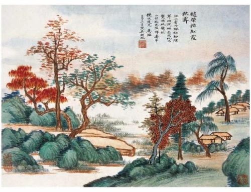 高清山水国画(高清山水风景壁纸)插图16