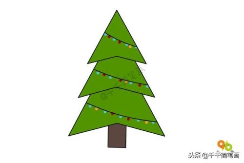 画圣诞树(圣诞树中国叫什么树)插图1
