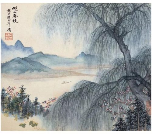 高清山水国画(高清山水风景壁纸)插图72