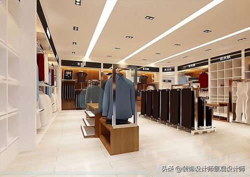 男装店面装修效果图(简约男装店装修)插图13