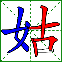 姑的笔顺(笔顺表大全图)插图7