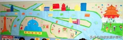 幼儿园环创主题墙图片(幼儿园外墙墙体彩绘简单大气)插图33