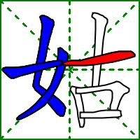 姑的笔顺(笔顺表大全图)插图4