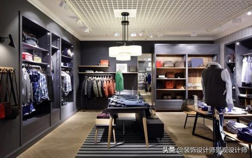 男装店面装修效果图(简约男装店装修)插图8
