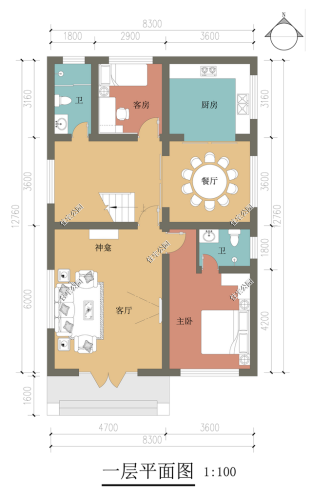 农村房屋设计图大全(农村自建房图)插图29