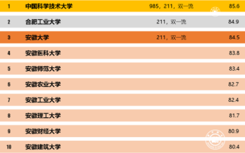 安徽排名前十的学(安徽文科500分女生学会计专业)