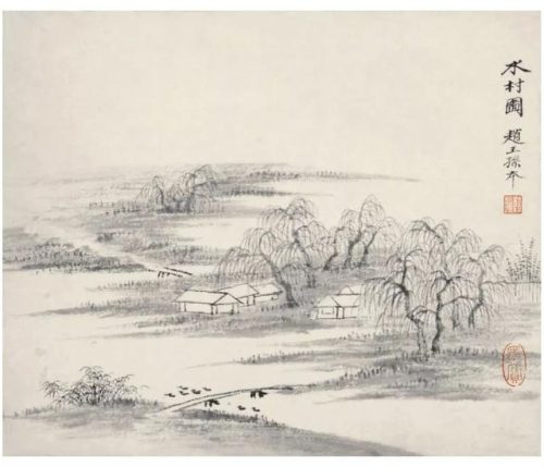 高清山水国画(高清山水风景壁纸)插图43
