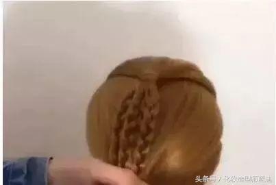 儿童辫子简单洋气扎法(3-6岁儿童编发)插图6
