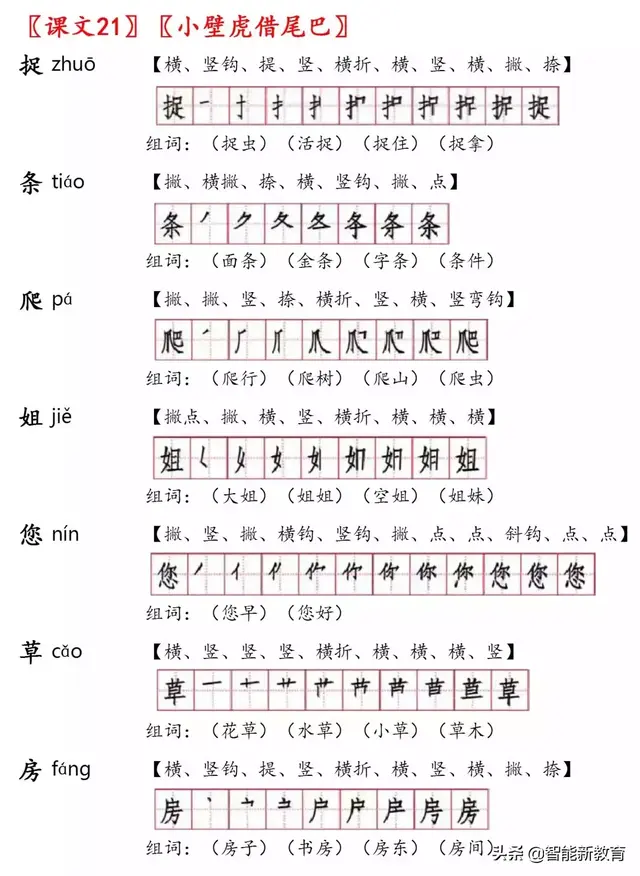 蜓的笔顺(蜓除去部首有几画)插图26