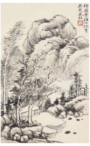 高清山水国画(高清山水风景壁纸)插图28