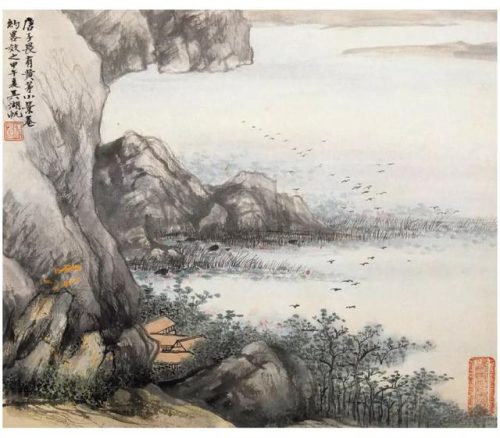 高清山水国画(高清山水风景壁纸)插图76