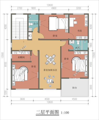 农村房屋设计图大全(农村自建房图)插图24