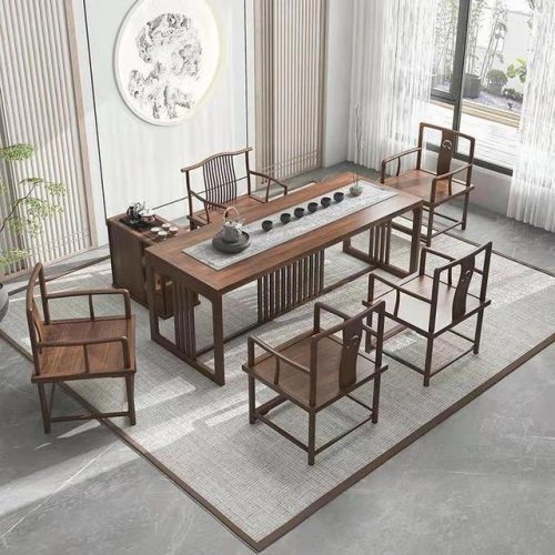 济南榆木茶桌排名前十(榆木茶桌全套高档)插图5