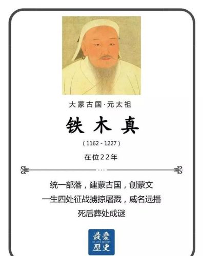 元朝历代帝王(中国朝代顺序)插图1
