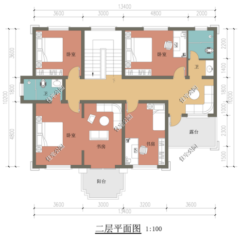 农村房屋设计图大全(农村自建房图)插图11