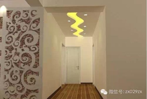 走廊吊顶装修效果图(走廊吊顶图片2020新款)插图17
