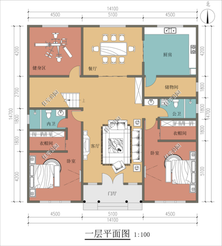 农村房屋设计图大全(农村自建房图)插图26