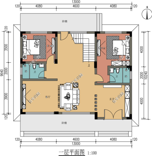 农村房屋设计图大全(农村自建房图)插图13