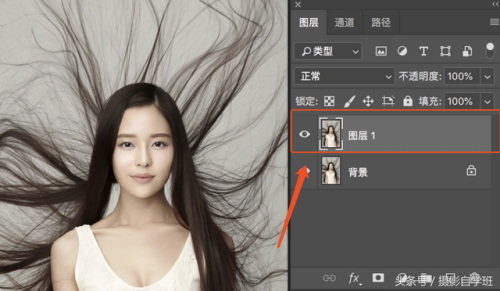 通道抠头发(ps抠头发丝最简单方法)插图1