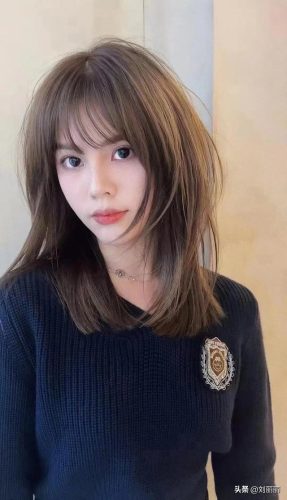 刘海发型女图片(刘海头型图片大全)插图7