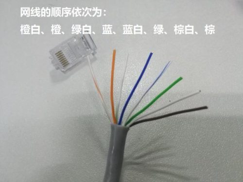 怎样制作网线(八芯网线水晶头接法)插图3