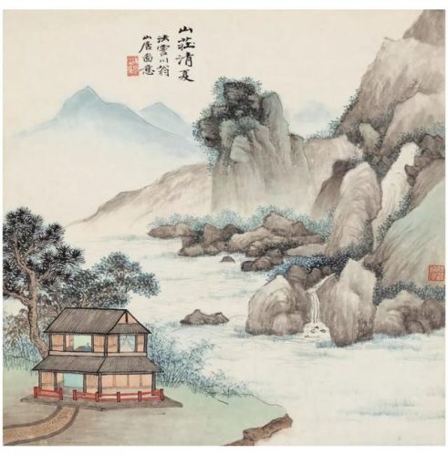 高清山水国画(高清山水风景壁纸)插图5