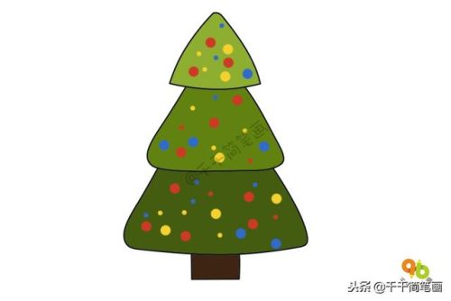 画圣诞树(圣诞树中国叫什么树)插图7