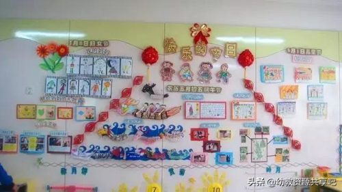 幼儿园环创主题墙图片(幼儿园外墙墙体彩绘简单大气)插图4