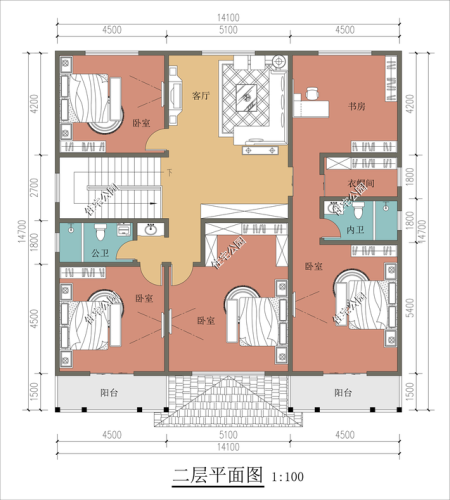 农村房屋设计图大全(农村自建房图)插图27
