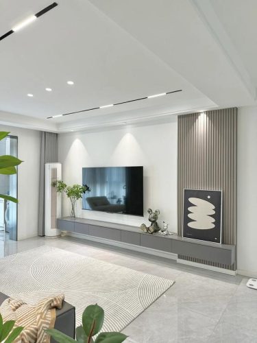 电视背景墙图片2022新款效果图(2023最火电视墙)插图25