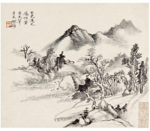 高清山水国画(高清山水风景壁纸)插图20