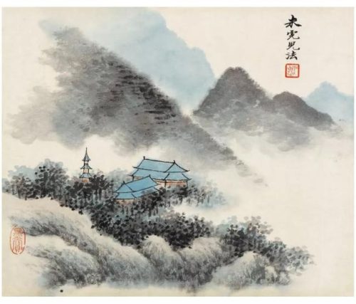 高清山水国画(高清山水风景壁纸)插图45