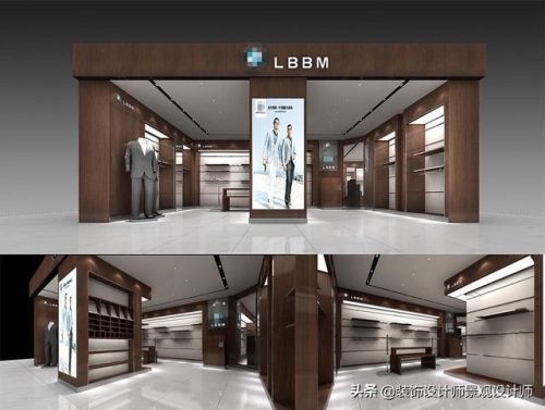 男装店面装修效果图(简约男装店装修)插图7