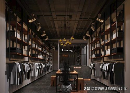 男装店面装修效果图(简约男装店装修)插图16