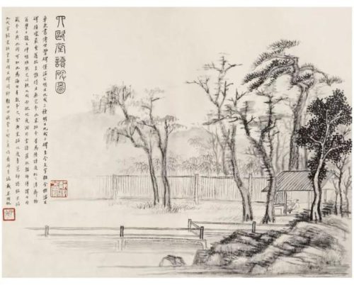 高清山水国画(高清山水风景壁纸)插图1
