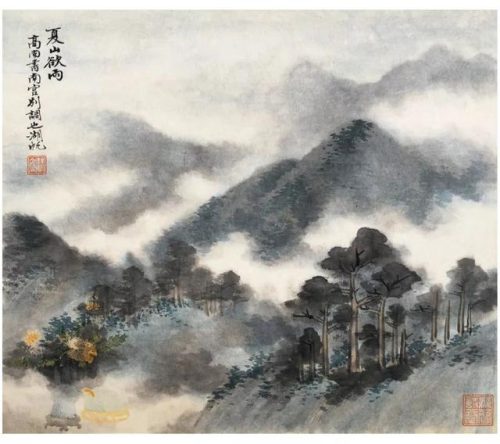 高清山水国画(高清山水风景壁纸)插图67