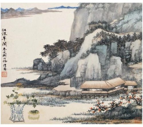 高清山水国画(高清山水风景壁纸)插图71