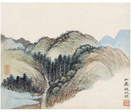 高清山水国画(高清山水风景壁纸)插图47