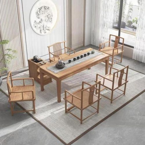 济南榆木茶桌排名前十(榆木茶桌全套高档)插图2