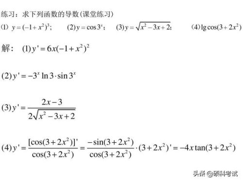 求导公式(高中常用导数公式大全)插图15