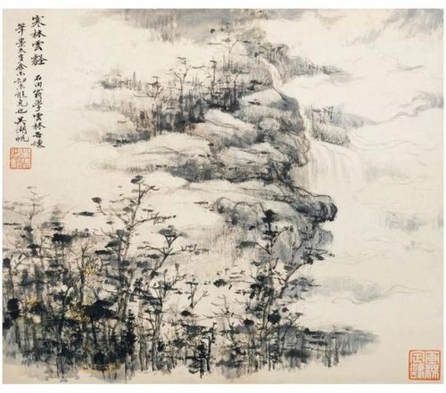 高清山水国画(高清山水风景壁纸)插图68