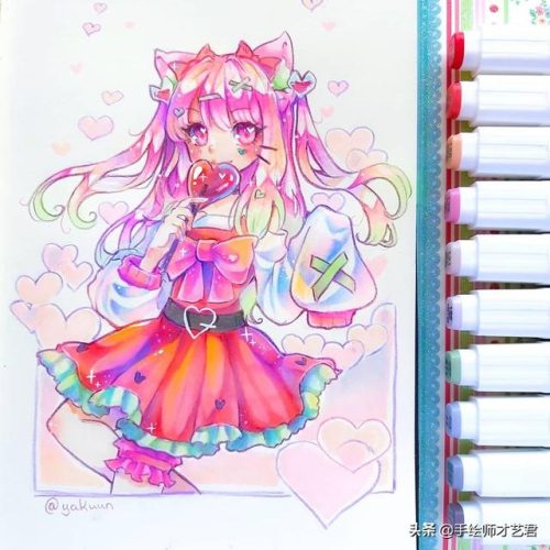 马克笔果冻字体教程(果冻笔什么颜色最好看)插图8